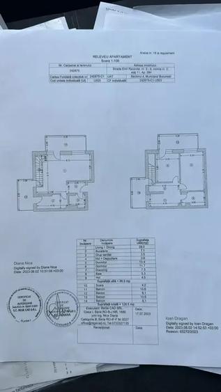 Penthouse cu 3 camere decomandat, mobilat în Berceni