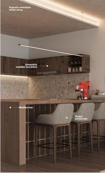 Apartament cu 2 camere semidecomandat, mobilat în Olimp