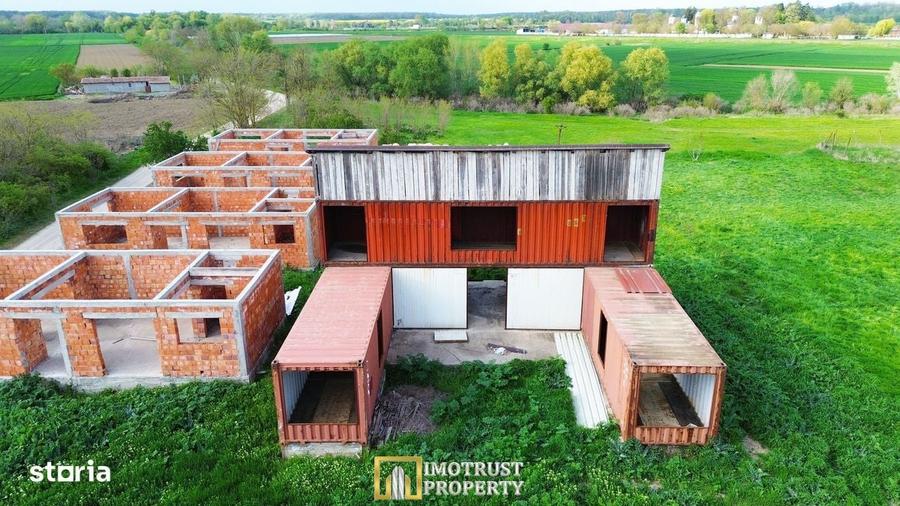 Casa moderna P+1 din containere teren 575 mp la 14km de Arad - 9