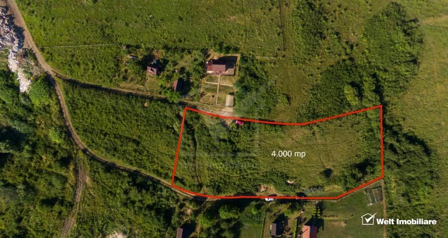 Teren agricol intravilan de 4000 mp, în Zorilor