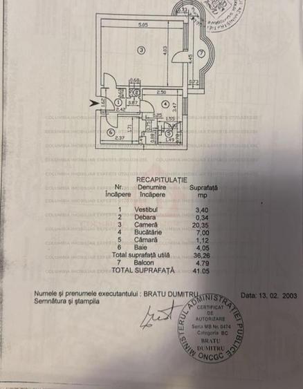 Garsonieră în Brâncoveanu
