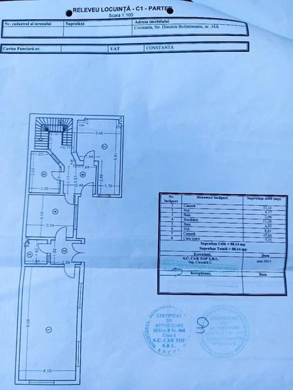 Casă cu 6 camere cu Teren 150 Mp în Central