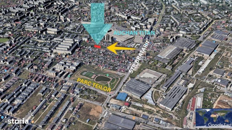 Teren De Vanzare Ozana - Titan Auchan. Construibil Locuinte. - 2