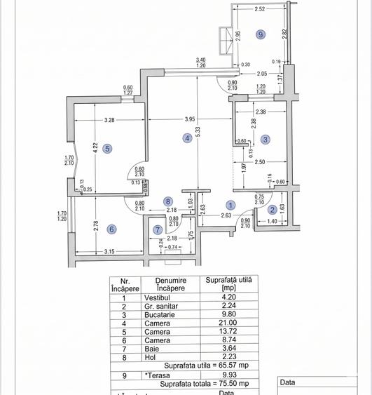 Apartament 3 camere 75mp | 88mp curte | 0 comision | Otopeni Golden Residence - 5