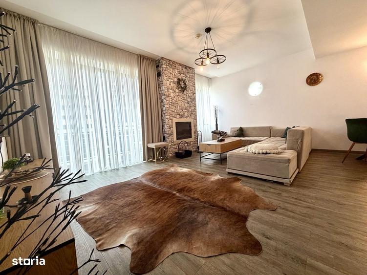 Apartament cu 2 camere, mobilat în Poiana Brașov