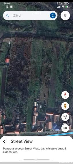 Teren de 2400 mp, în 23 August