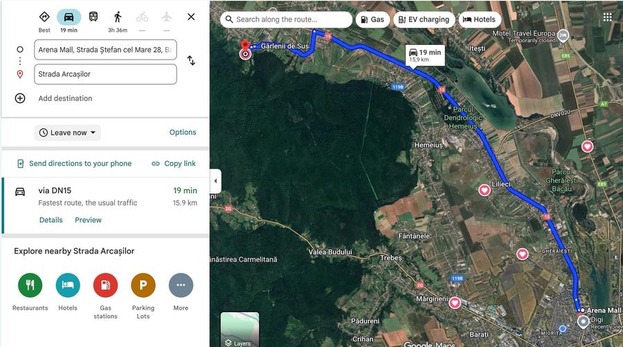 Teren Construcții intravilan de 8000 mp, în Gârlenii de Sus