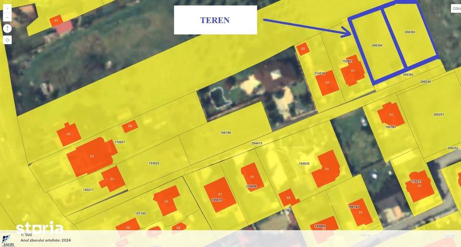 Teren de 600 mp, în Oncea