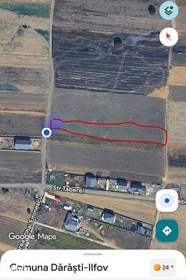 Teren de 2100 mp, în Dărăști-Ilfov