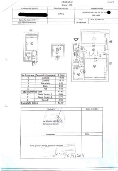 Apartament cu 2 camere semidecomandat, mobilat în Cișmigiu