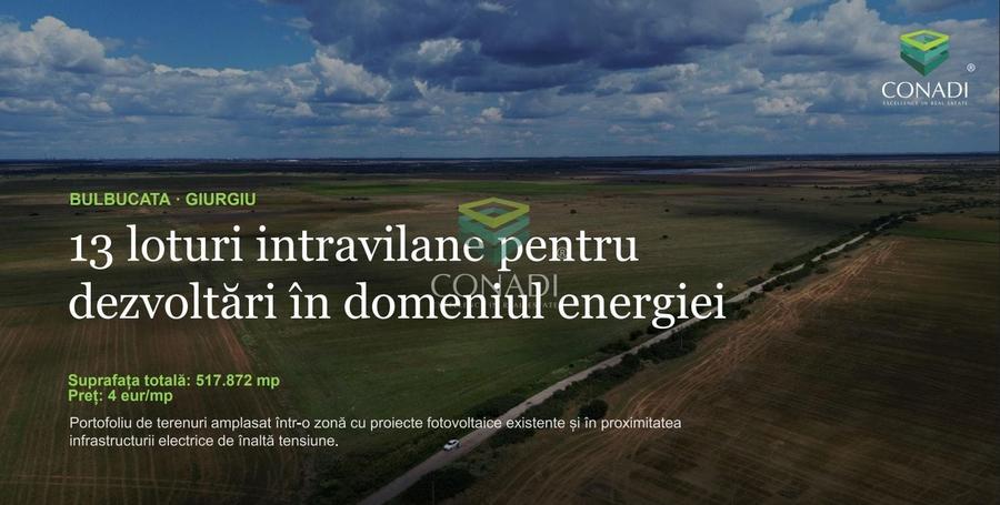 Teren agricol intravilan de 154000 mp, în Bulbucata