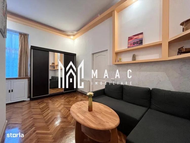 Apartament cu 3 camere decomandat, mobilat în Central
