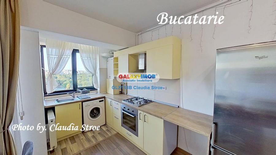 Apartament cu 2 camere semidecomandat, mobilat în Brâncoveanu