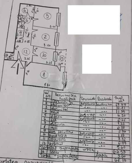 Apartament cu 3 camere decomandat, mobilat în Dristor