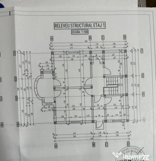 Casă cu 2 camere cu Teren 1267 Mp în Ciorani