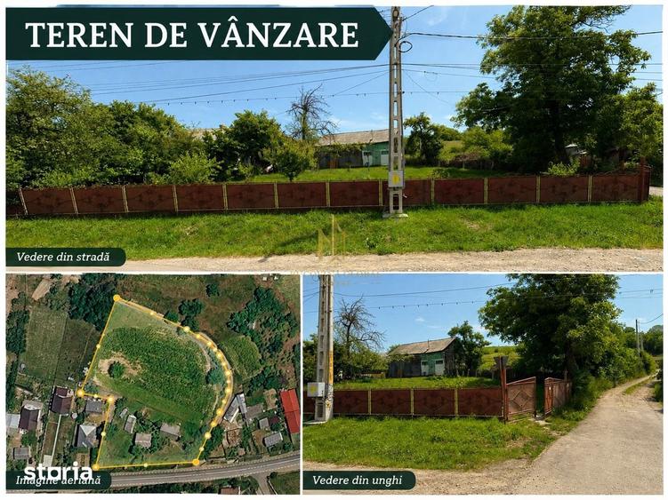 Teren de 6124 mp, în Adâncata