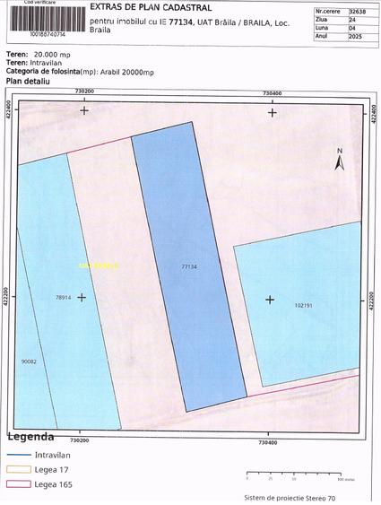 Teren agricol intravilan de 20000 mp, în Lacu Dulce