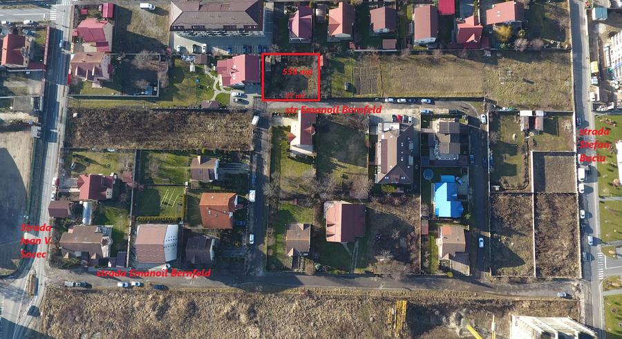 Teren Construcții intravilan de 558 mp, în Tractorul