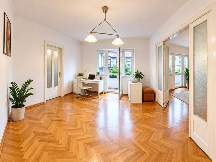 Apartament cu 3 camere decomandat, mobilat în Grădina Icoanei