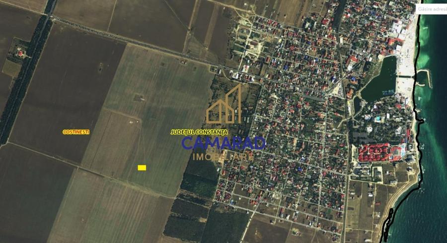 Teren Construcții intravilan de 800 mp, în Costinești