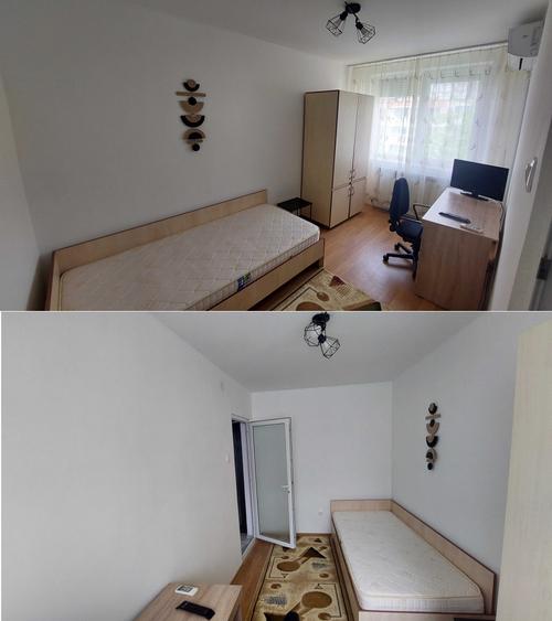 Apartament cu 3 camere semidecomandat în Micro 19