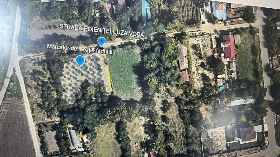 Teren de 1400 mp, în Cuza Vodă