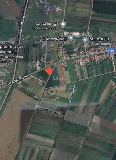 Teren Bod Sat. Str Garii 1800mp. Deschidere 37m