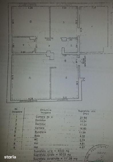 Apartament cu 4 camere în Sud
