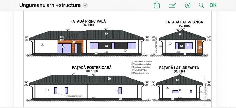 Casă cu 4 camere în Cârcea