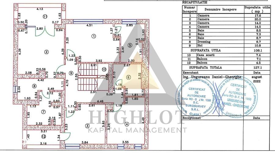 Casă cu 10 camere cu Teren 755 Mp în Central