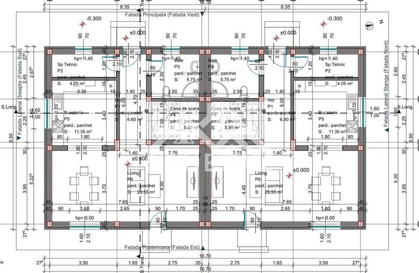 Duplex cu 4 camere cu Canalizare în Șelimbăr