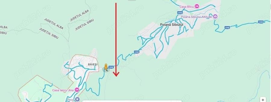 Teren de 2700 mp, în Poiana Sibiului
