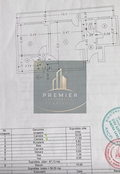 Apartament cu 2 camere în Domenii