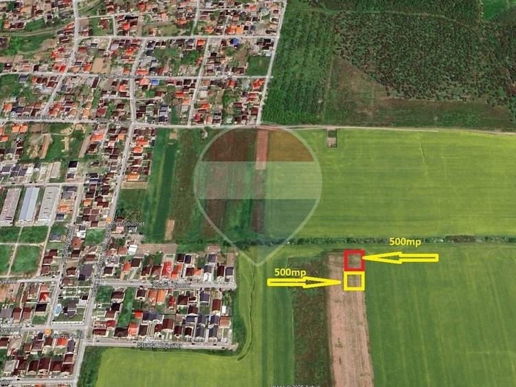 Teren agricol intravilan de 1000 mp, în Valu lui Traian