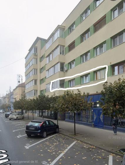 Apartament cu 3 camere semidecomandat în Central
