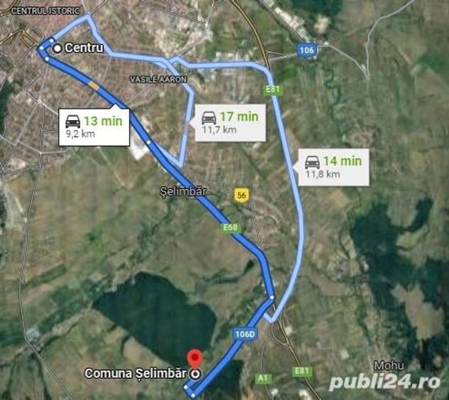 Teren de 4300 mp, în Șelimbăr