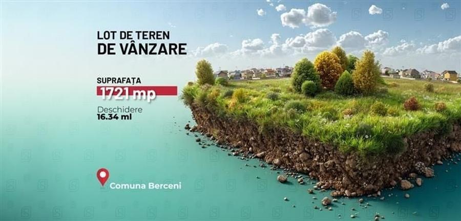 Teren Construcții intravilan de 1721 mp, în Berceni