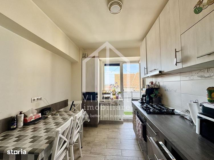 Apartament cu 3 camere, 75mp utili+3 balcoane, etaj 5/5, bloc cu lift - 10