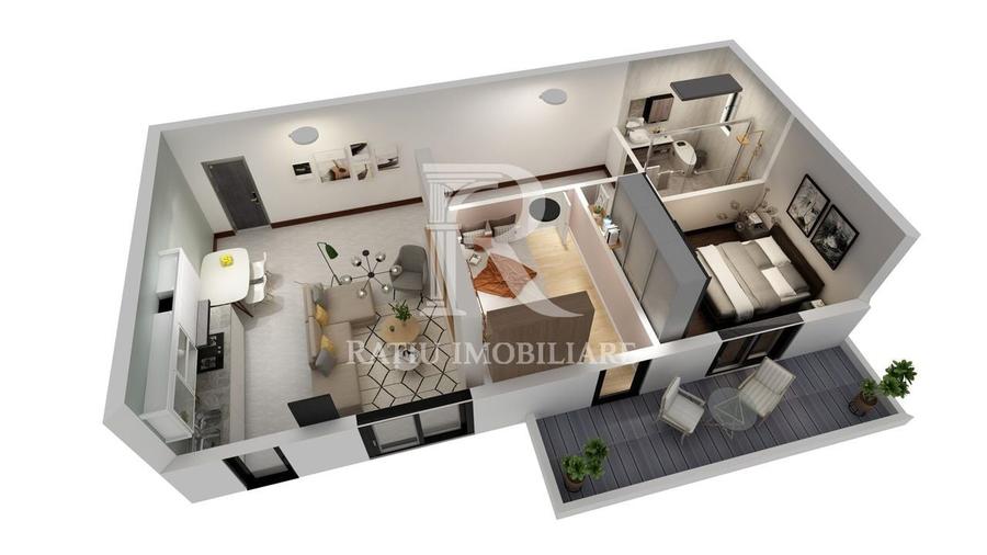 Apartament cu 3 camere decomandat în Elisabetin