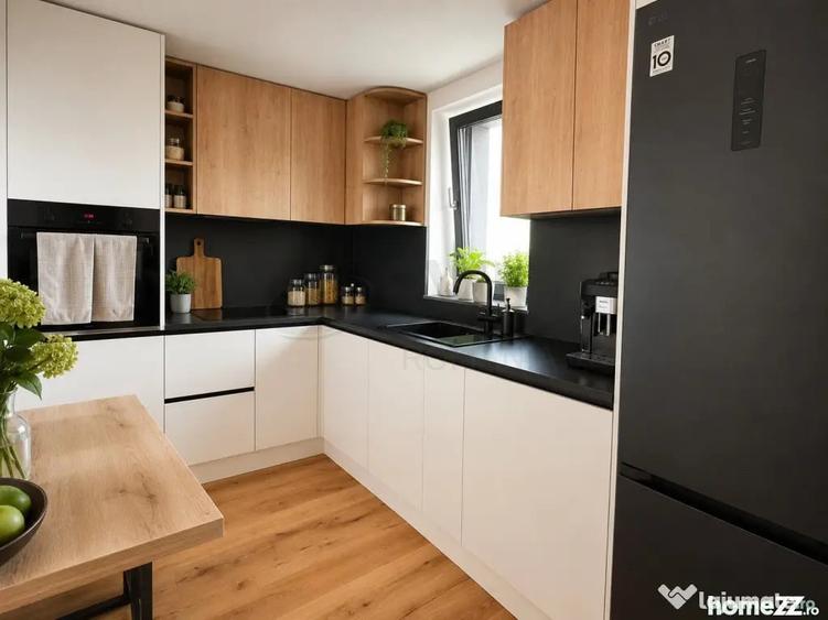 Apartament cu 3 camere semidecomandat în Aviației