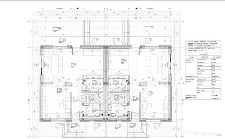 Duplex nou de vanzare in Budiu Mic 115 mp utili, predar - Targu Mures (Mures) - 2