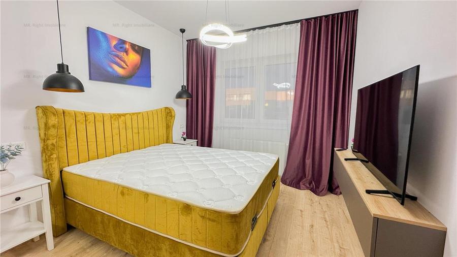 Apartament cu 3 camere decomandat, mobilat în Tractorul