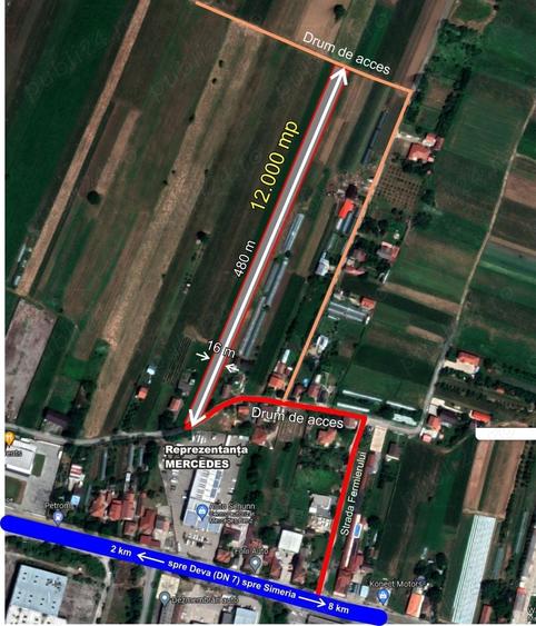 Teren de 12000 mp, în Sântuhalm