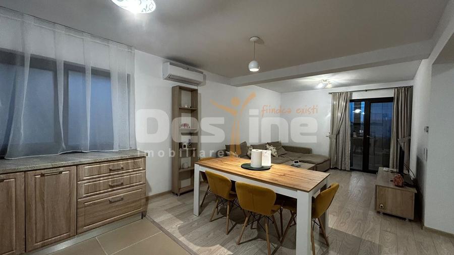 Apartament cu 2 camere semidecomandat, mobilat în Valea Lupului