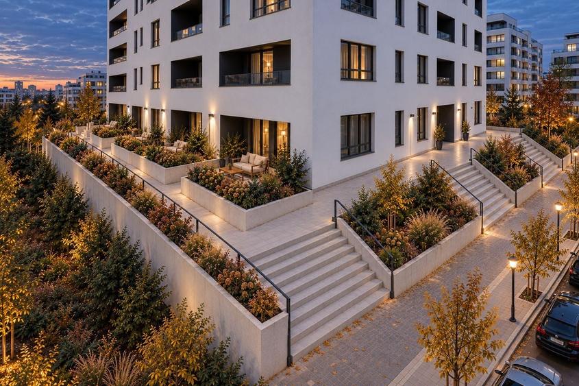 Duplex cu intrare individuală- pretabil office- terasă generoasă- Vivo Mall - 4