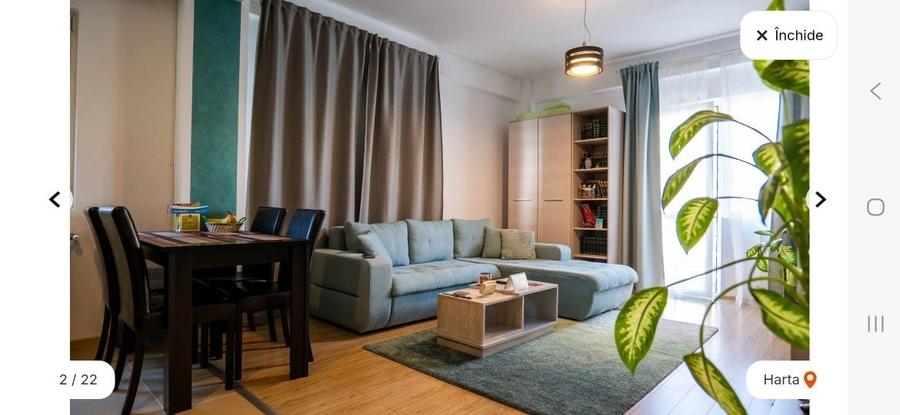 Apartament cu 2 camere semidecomandat în Central
