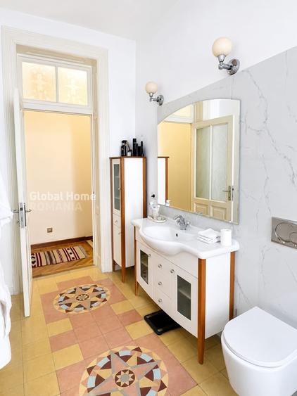 Apartament cu 3 camere decomandat, mobilat în Cișmigiu