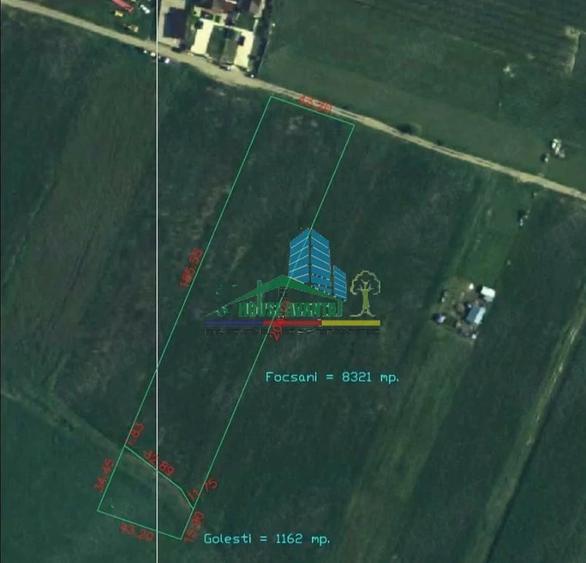 Teren de 9500 mp, în Sud
