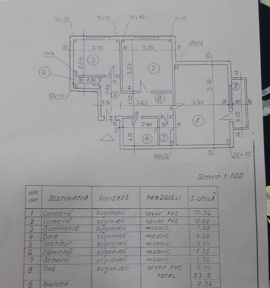 Apartament cu 2 camere decomandat, mobilat în Alexandru Obregia