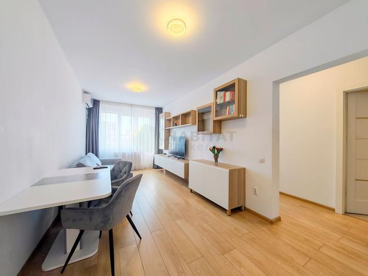 Apartament cu 2 camere semidecomandat, mobilat în Dristor